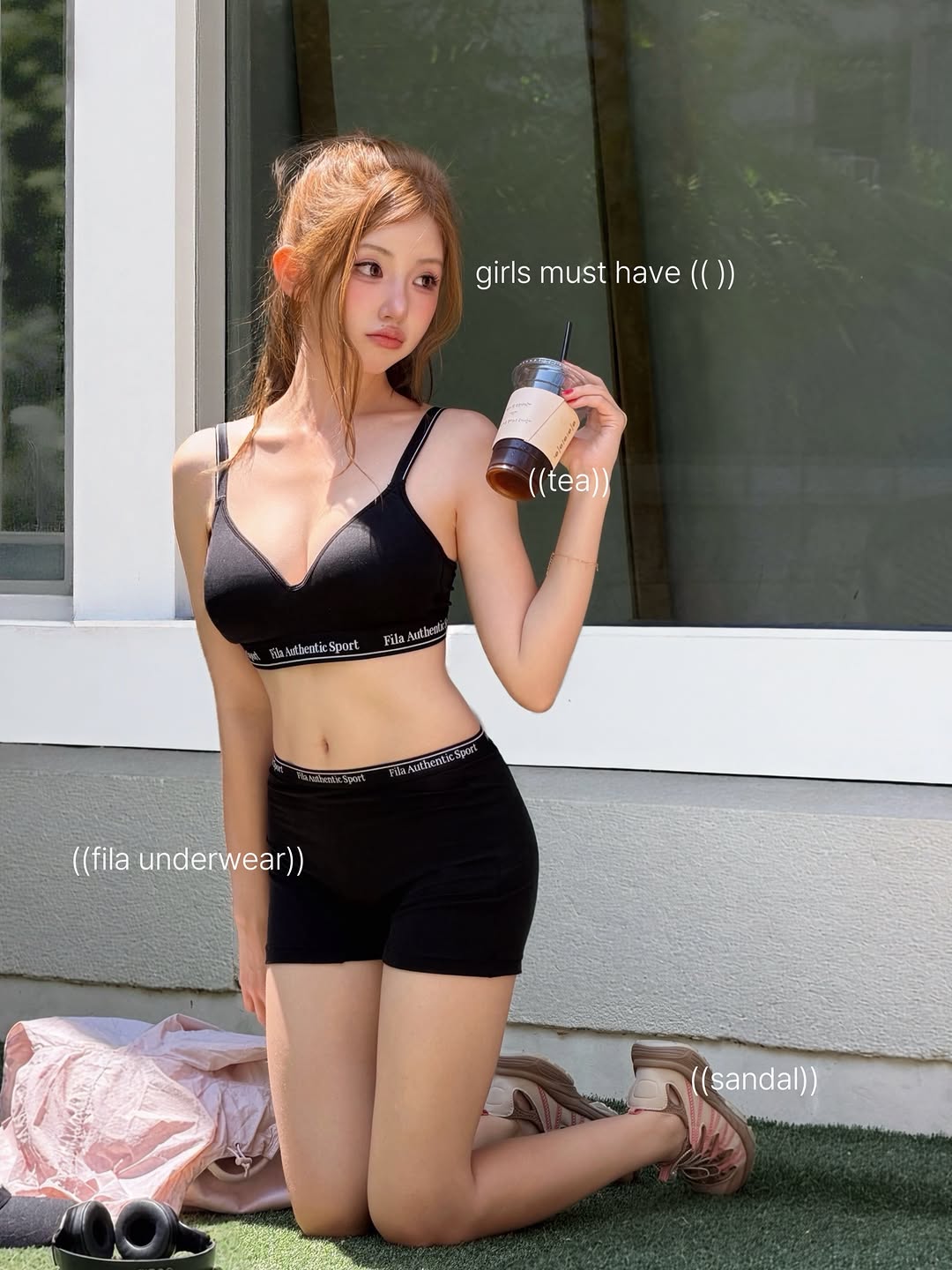 휠라 언더웨어 광고 소재