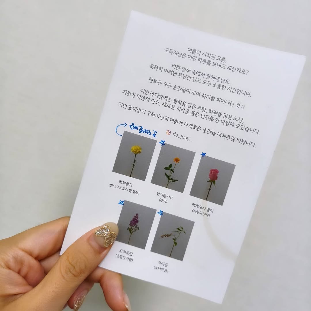 @jistory0505이 올린 플립플라워 태그 게시물