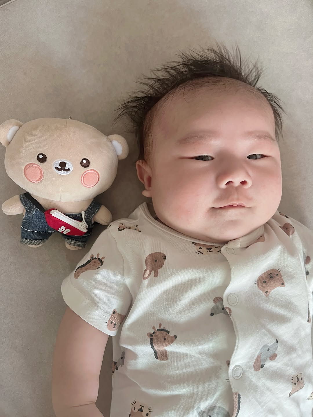 하기베어 육아일기 광고 소재