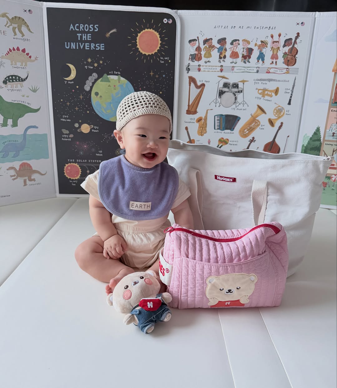 하기베어 육아일기 광고 소재