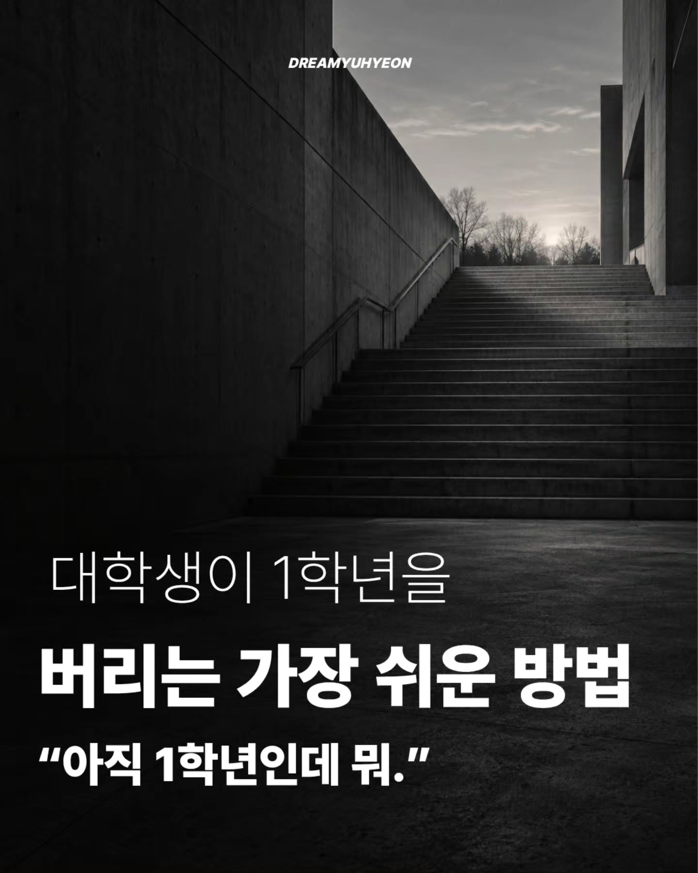드림유현 | 비정석적 대학생활 인스타그램 대표 콘텐츠 1